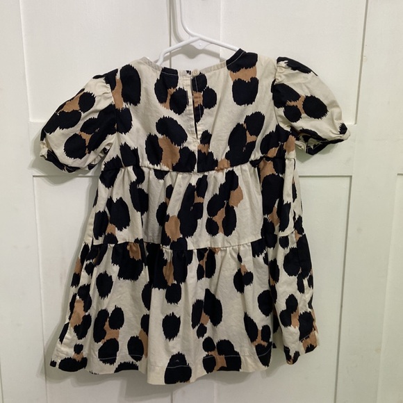 GAP Toddler Leopard Print Tiered Dress Girls Dress Size 2T - Picture 3 of 9